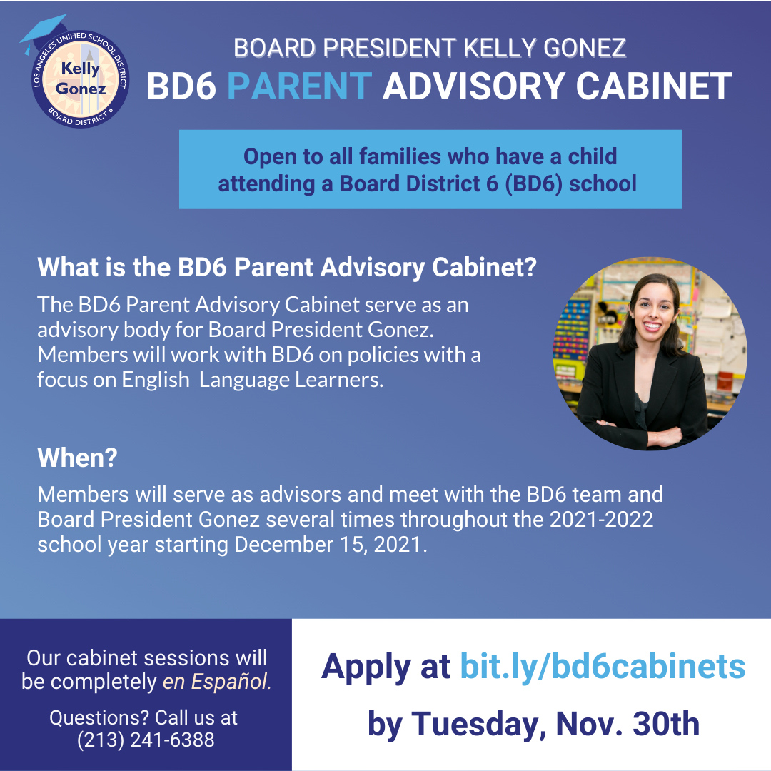 BD6 Parent Advisory Cabinet