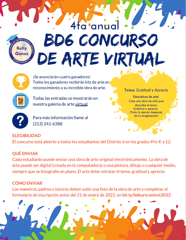 4ta anual BD6 Concurso de arte virtual