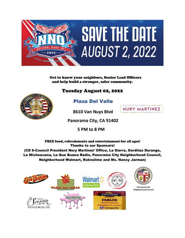 NNO- National Night Out 2022