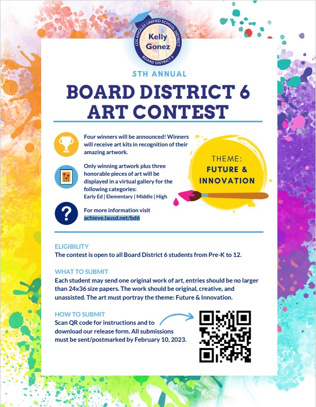 5th Annual District 6 Art Contest