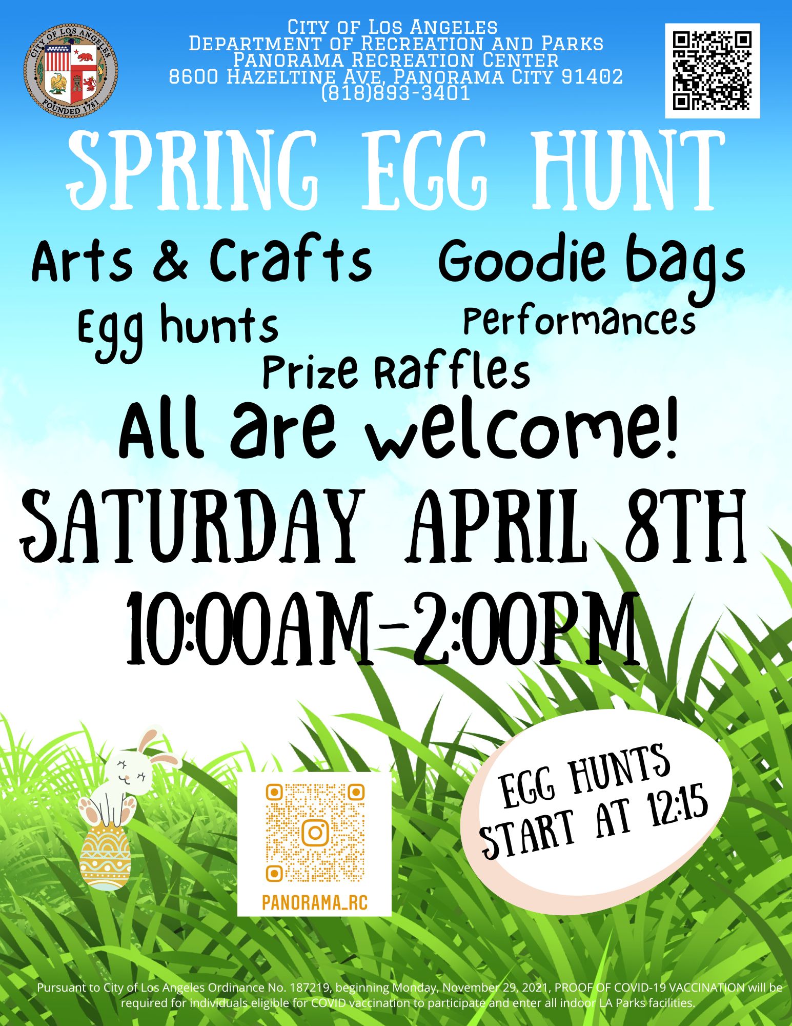 Join Us for Our Spring Egg Hunt!