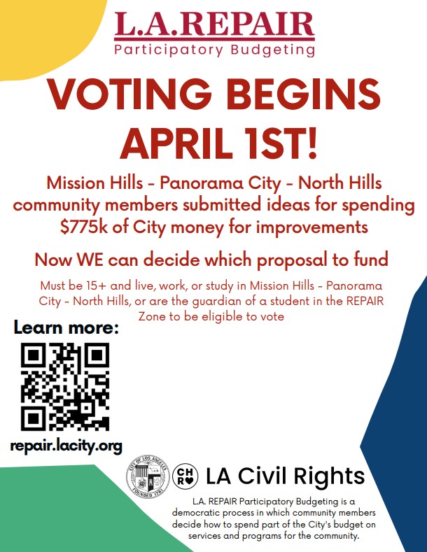 Voting Begins April 1st