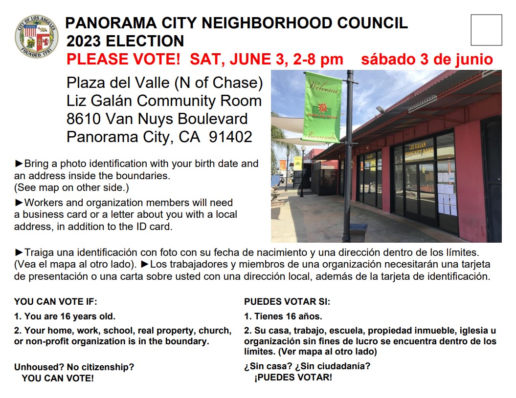 Voting for Panorama City NC!